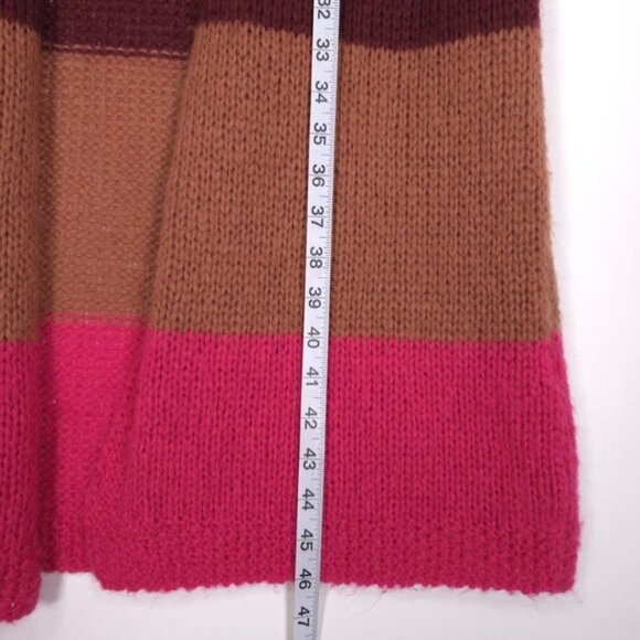 Free People Over The Rainbow Mohair Blend Cardigan Duster Sweater ITALY 🇮🇹 S/P - Picture 9 of 14